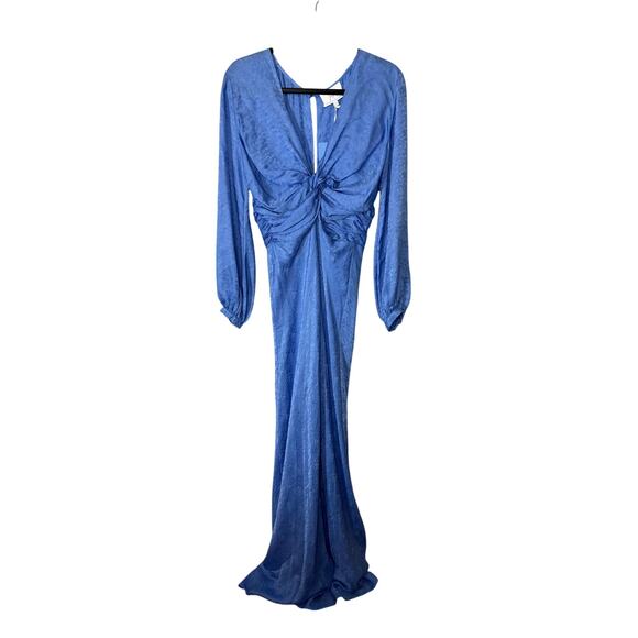 Rebecca De Ravenel Sienna Knotted Gown Maxi Size 10 - Picture 2 of 9